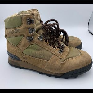 Vasque Clarion 88’ Brown Leather Nylon Hiking Boots SZ 8 Womens 10